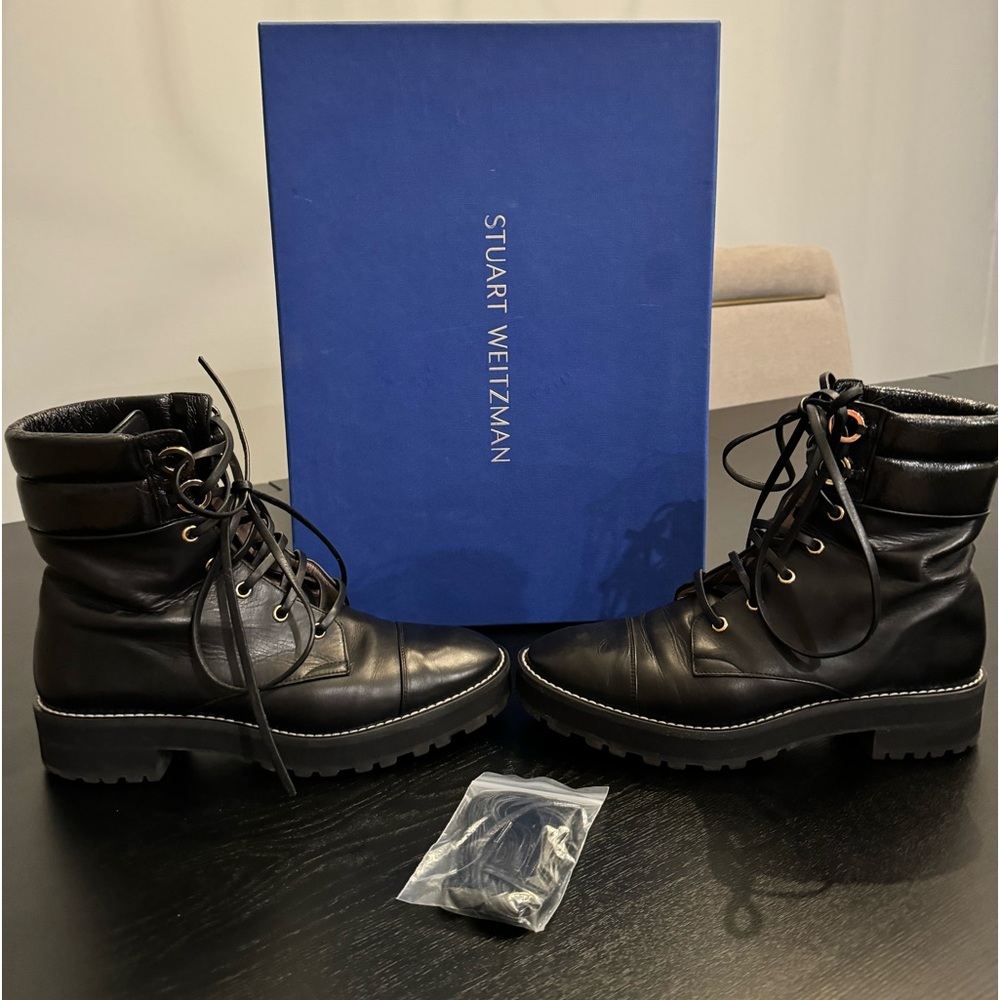 Stuart Weitzman combat shoes size 7.5